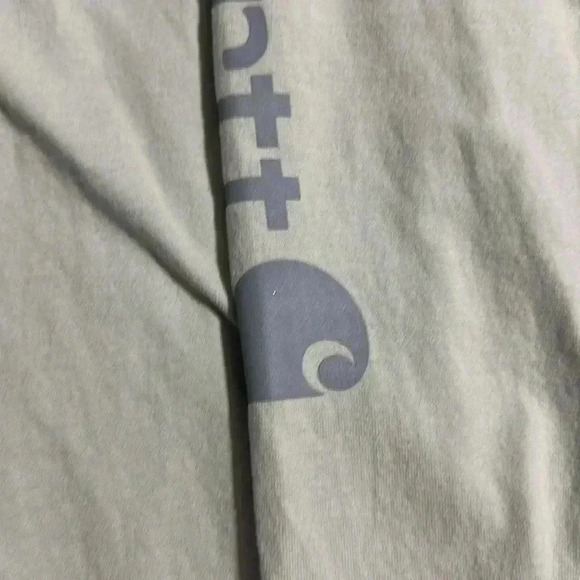 Carhartt Loose fit heavy weight long sleeve Logo sleeve Graphic t-shirt medium - Picture 5 of 6